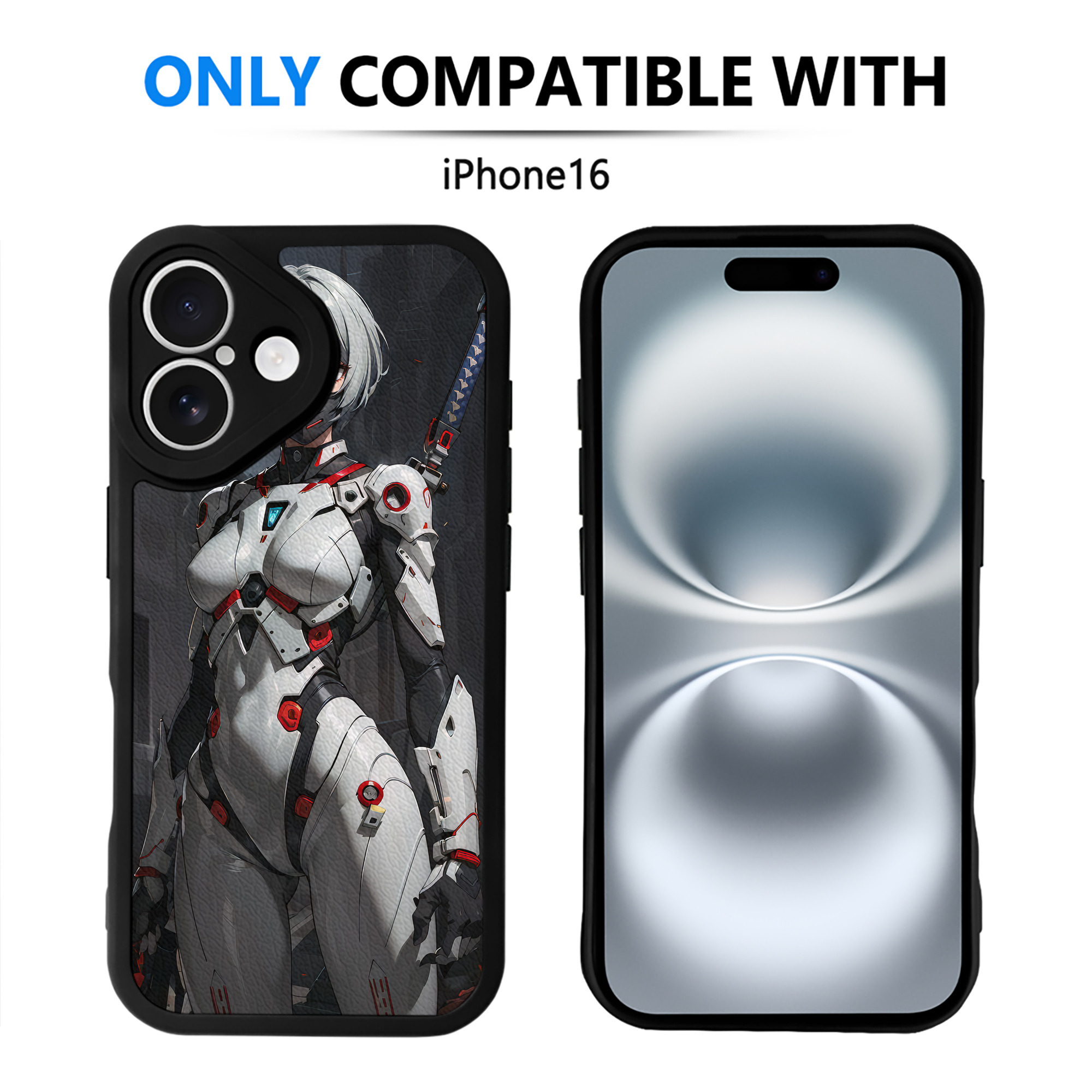 （画像用） EVA 新世紀エヴァンゲリオン 【iPhone 16シリーズ対応】シリコンスマホケース（レザー調） 材質：シリコン